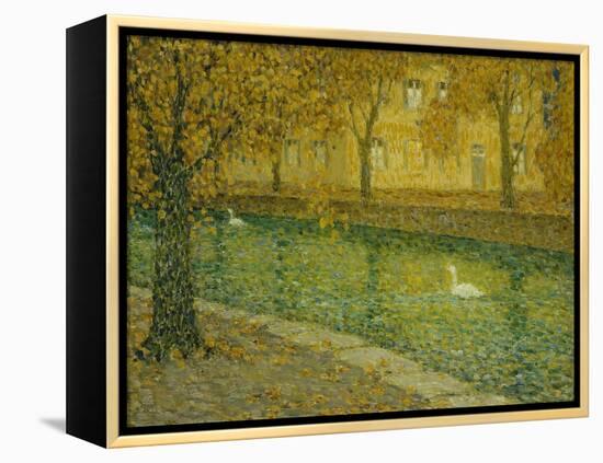 Le Canal, Annecy, 1936-Henri Eugene Augustin Le Sidaner-Framed Premier Image Canvas