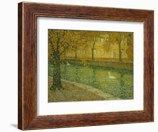 Le Canal, Annecy, 1936-Henri Eugene Augustin Le Sidaner-Framed Giclee Print