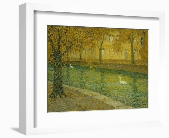 Le Canal, Annecy, 1936-Henri Eugene Augustin Le Sidaner-Framed Giclee Print