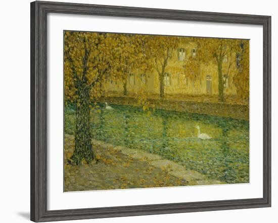 Le Canal, Annecy, 1936-Henri Eugene Augustin Le Sidaner-Framed Giclee Print