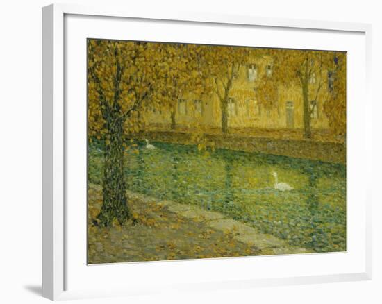 Le Canal, Annecy, 1936-Henri Eugene Augustin Le Sidaner-Framed Giclee Print