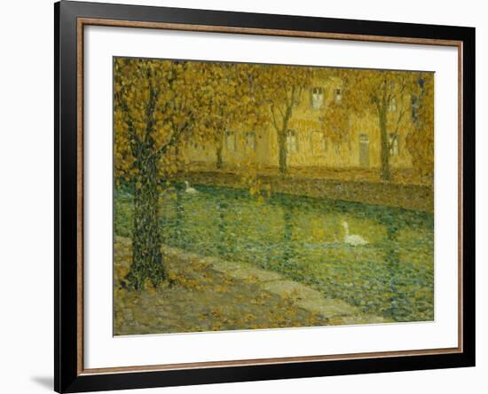 Le Canal, Annecy, 1936-Henri Eugene Augustin Le Sidaner-Framed Giclee Print