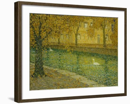 Le Canal, Annecy, 1936-Henri Eugene Augustin Le Sidaner-Framed Giclee Print