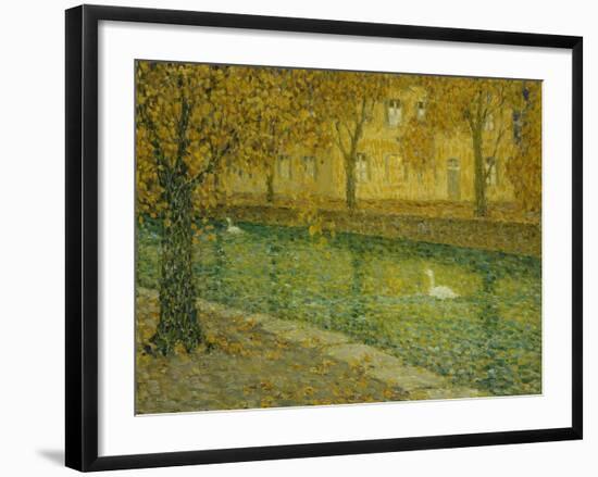 Le Canal, Annecy, 1936-Henri Eugene Augustin Le Sidaner-Framed Giclee Print