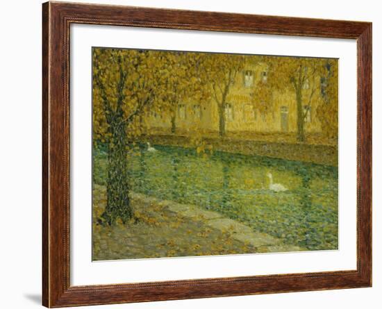 Le Canal, Annecy, 1936-Henri Eugene Augustin Le Sidaner-Framed Giclee Print