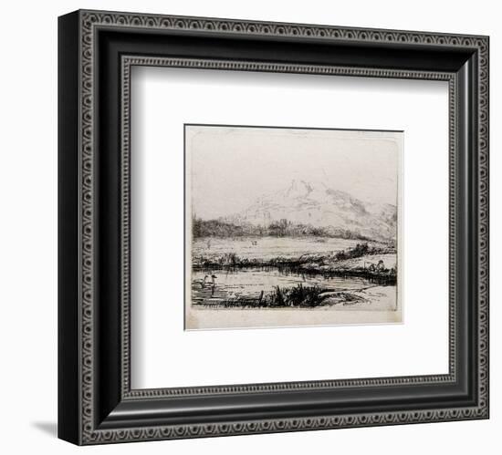 Le Canal aux Cygnes (B235)-Amand Durand-Framed Collectable Print