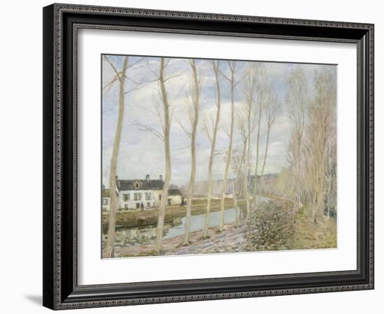 Le canal du Loing-Alfred Sisley-Framed Giclee Print