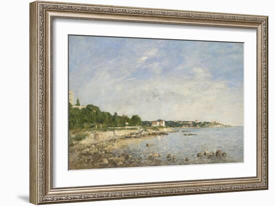 Le Cap, Antibes, 1893 (Oil on Canvas)-Eugene Louis Boudin-Framed Giclee Print