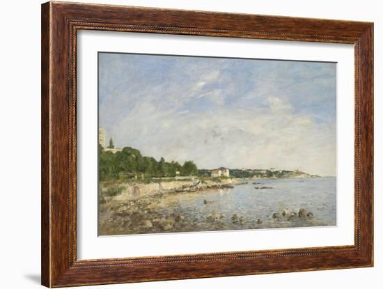 Le Cap, Antibes, 1893 (Oil on Canvas)-Eugene Louis Boudin-Framed Giclee Print