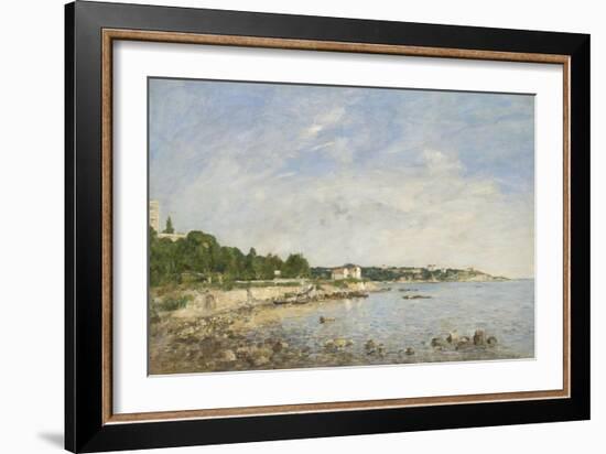 Le Cap, Antibes, 1893 (Oil on Canvas)-Eugene Louis Boudin-Framed Giclee Print