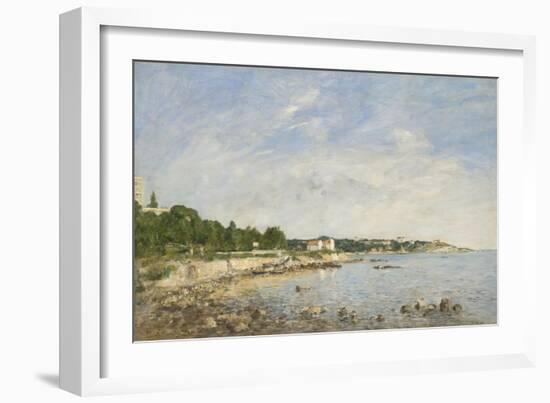 Le Cap, Antibes, 1893 (Oil on Canvas)-Eugene Louis Boudin-Framed Giclee Print