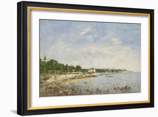 Le Cap, Antibes, 1893 (Oil on Canvas)-Eugene Louis Boudin-Framed Giclee Print