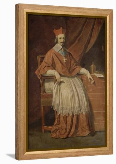 Le cardinal de Richelieu-Philippe De Champaigne-Framed Premier Image Canvas