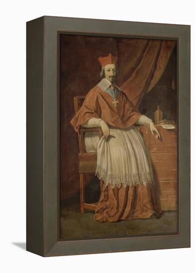 Le cardinal de Richelieu-Philippe De Champaigne-Framed Premier Image Canvas