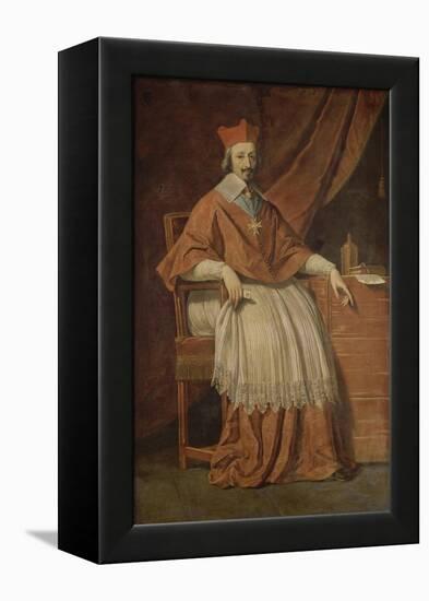 Le cardinal de Richelieu-Philippe De Champaigne-Framed Premier Image Canvas