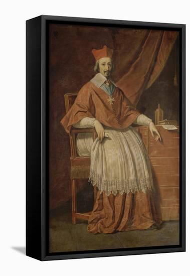 Le cardinal de Richelieu-Philippe De Champaigne-Framed Premier Image Canvas