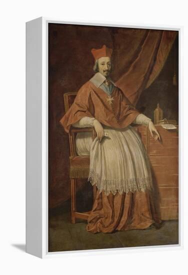 Le cardinal de Richelieu-Philippe De Champaigne-Framed Premier Image Canvas