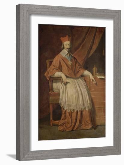 Le cardinal de Richelieu-Philippe De Champaigne-Framed Giclee Print