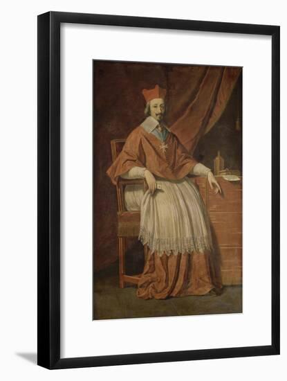 Le cardinal de Richelieu-Philippe De Champaigne-Framed Giclee Print