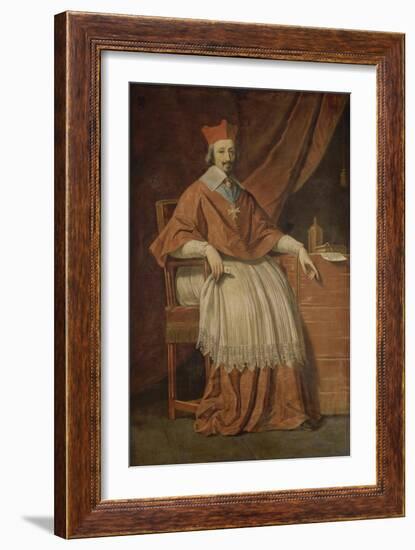 Le cardinal de Richelieu-Philippe De Champaigne-Framed Giclee Print