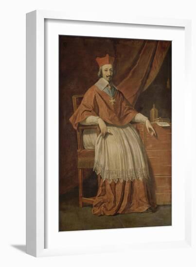 Le cardinal de Richelieu-Philippe De Champaigne-Framed Giclee Print