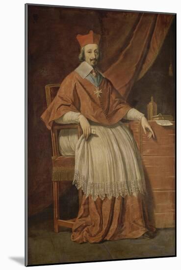 Le cardinal de Richelieu-Philippe De Champaigne-Mounted Giclee Print