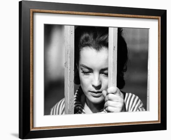 Le Cardinal THE CARDINAL by Otto Preminger with Romy Schneider, 1963 (b/w photo)-null-Framed Photo