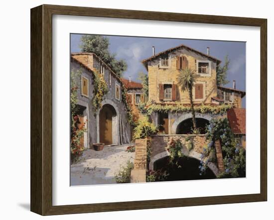 Le Casa e la Palma-Guido Borelli-Framed Giclee Print