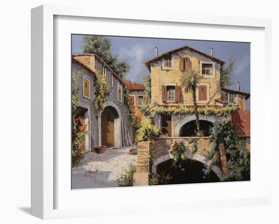 Le Casa e la Palma-Guido Borelli-Framed Giclee Print