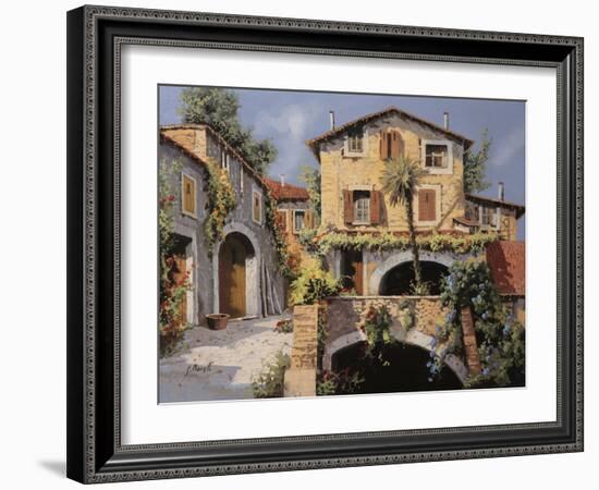 Le Casa e la Palma-Guido Borelli-Framed Giclee Print