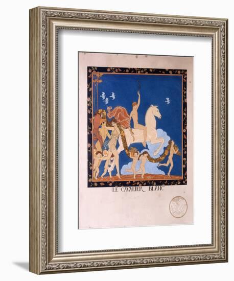 Le Cavalier Blanc, 1912-Georges Barbier-Framed Giclee Print