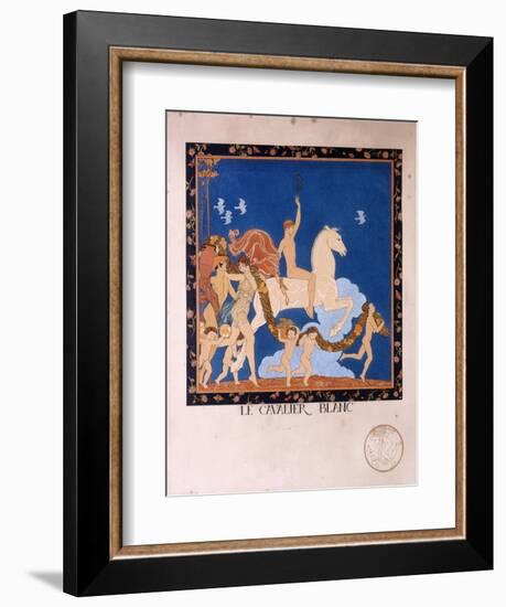 Le Cavalier Blanc, 1912-Georges Barbier-Framed Giclee Print