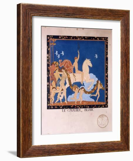 Le Cavalier Blanc, 1912-Georges Barbier-Framed Giclee Print