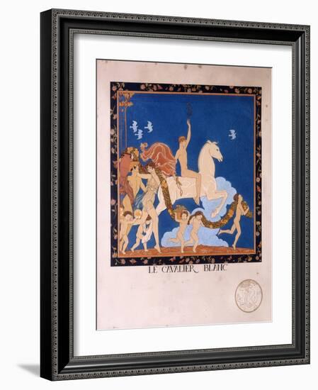 Le Cavalier Blanc, 1912-Georges Barbier-Framed Giclee Print