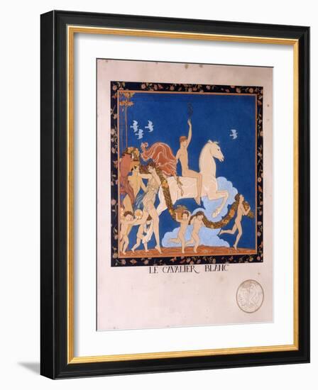 Le Cavalier Blanc, 1912-Georges Barbier-Framed Giclee Print