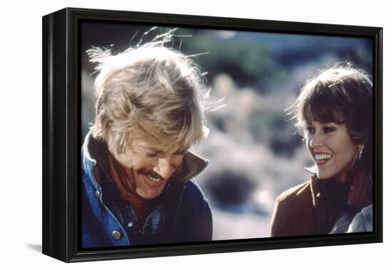 Le Cavalier electrique THE ELECTRIC HORSEMAN by SydneyPollack with Robert Redford and Jane Fonda, 1-null-Framed Stretched Canvas