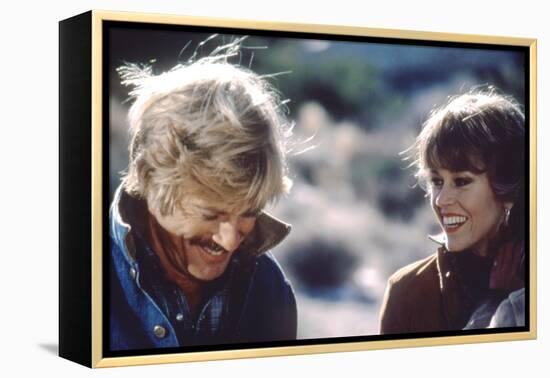 Le Cavalier electrique THE ELECTRIC HORSEMAN by SydneyPollack with Robert Redford and Jane Fonda, 1-null-Framed Stretched Canvas