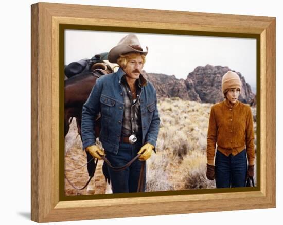 Le Cavalier electrique THE ELECTRIC HORSEMAN by SydneyPollack with Robert Redford and Jane Fonda, 1-null-Framed Stretched Canvas