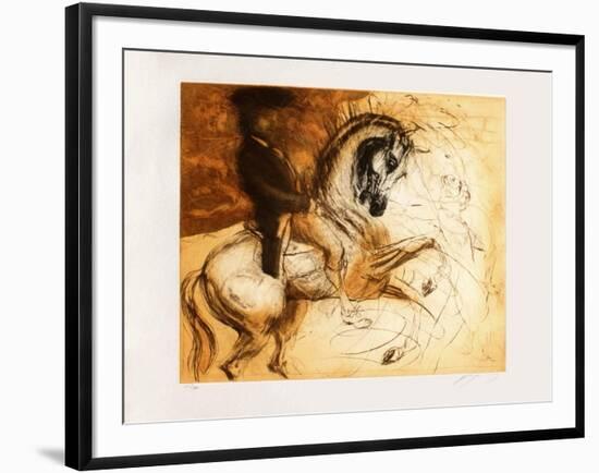 Le cavalier-Jean-marie Guiny-Framed Limited Edition