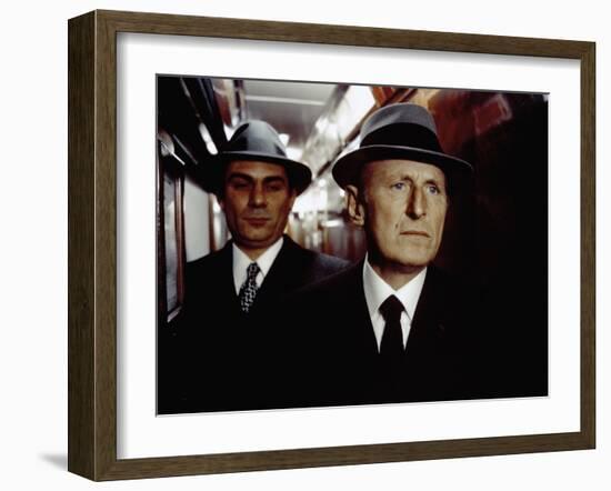 Le Cercle Rouge by Jean-Pierre Melville with Bourvil, 1970 (photo)-null-Framed Photo