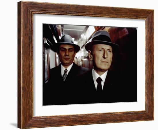 Le Cercle Rouge by Jean-Pierre Melville with Bourvil, 1970 (photo)-null-Framed Photo