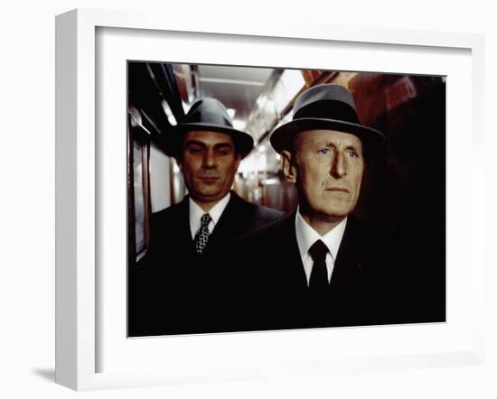 Le Cercle Rouge by Jean-Pierre Melville with Bourvil, 1970 (photo)-null-Framed Photo