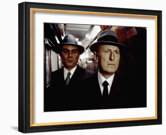 Le Cercle Rouge by Jean-Pierre Melville with Bourvil, 1970 (photo)-null-Framed Photo