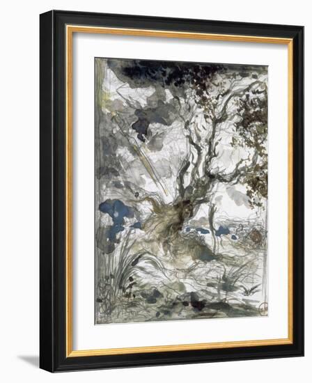 Le ch? et le roseau-Gustave Moreau-Framed Giclee Print