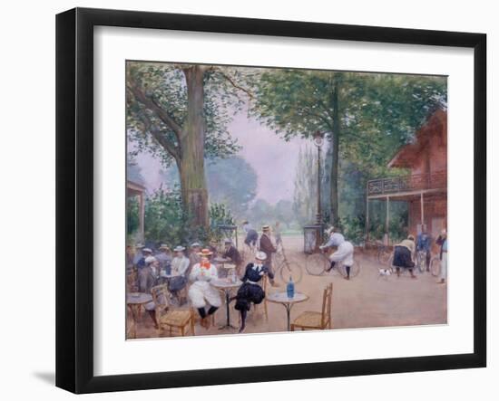 Le Châlet du cycle au Bois de Boulogne-Jean Béraud-Framed Giclee Print