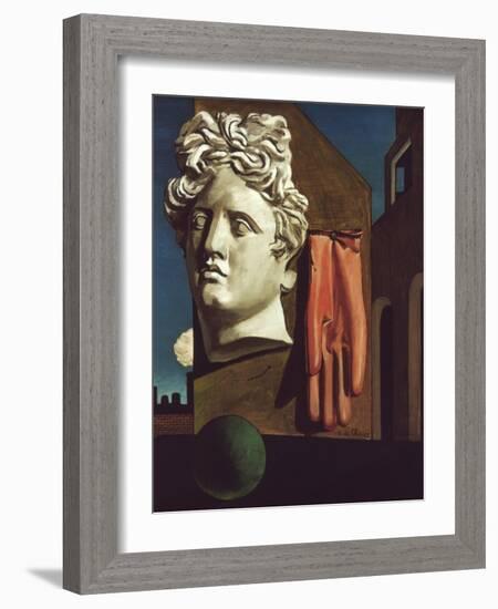 Le Chant D'Amour, 1914-Giorgio De Chirico-Framed Giclee Print