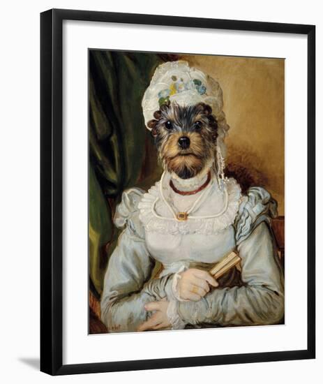 Le Chapeau et les boucles-Thierry Poncelet-Framed Premium Giclee Print