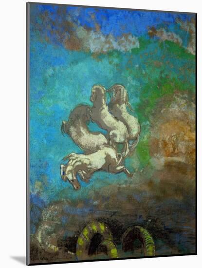 Le char d'Apollon-Apollo's chariot, 1905-1914 Gouache,91,5 x 77 cm R. F.36724.-Odilon Redon-Mounted Giclee Print