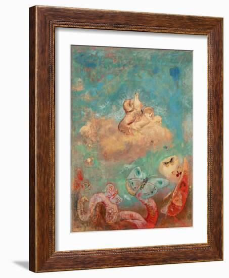 Le Chariot D'apollon. Peinture De Odilon Redon (1840-1916), Huile Sur Toile, Vers 1912. Art Francai-Odilon Redon-Framed Giclee Print