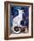 Le Chat Blanc-Artpoptart-Framed Giclee Print